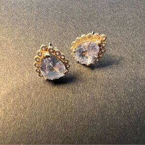 💎 Aquamarine gold earrings women’s jewelry holiday gift blue earrings